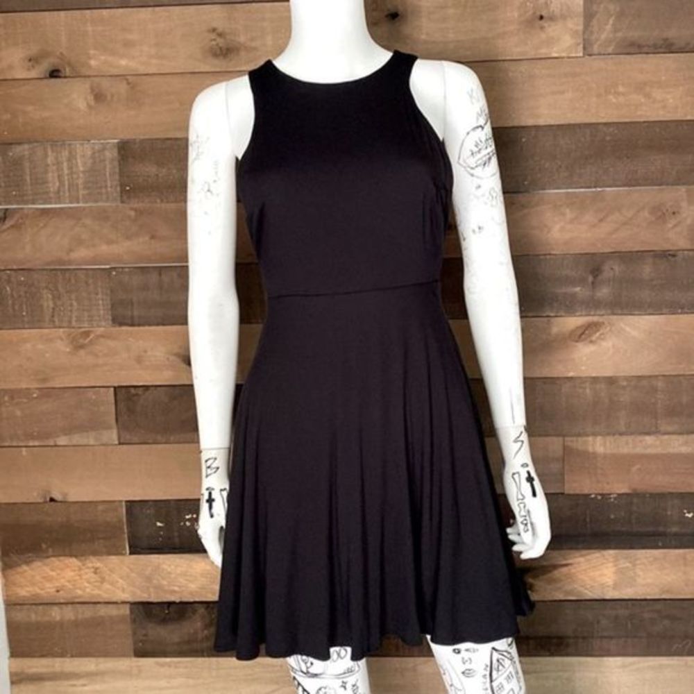 Silence + Noise Sleeveless Black Dress